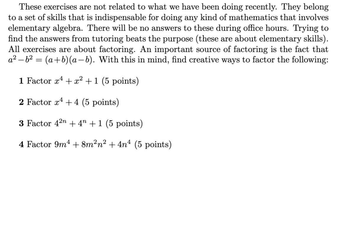Solved These exercises are not related to what we have been | Chegg.com