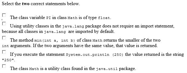 Solved This question is about utility classes in the Java | Chegg.com