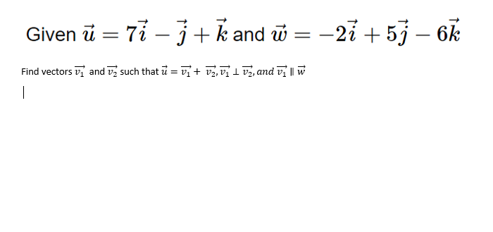 Solved Given U 71 K And U 21 51 6k Find Vector Chegg Com