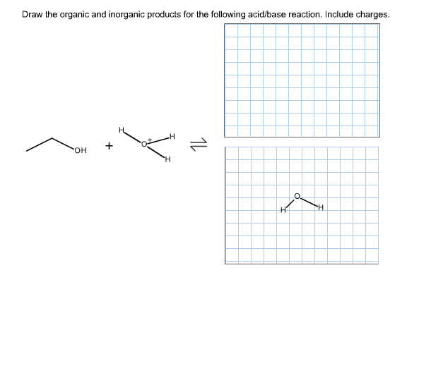 Solved Draw the organic and inorganic products for the | Chegg.com