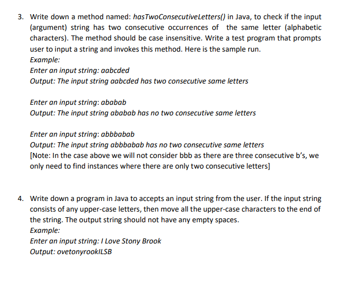 Run Text Method Solved 3. Write down a method named: | Chegg.com