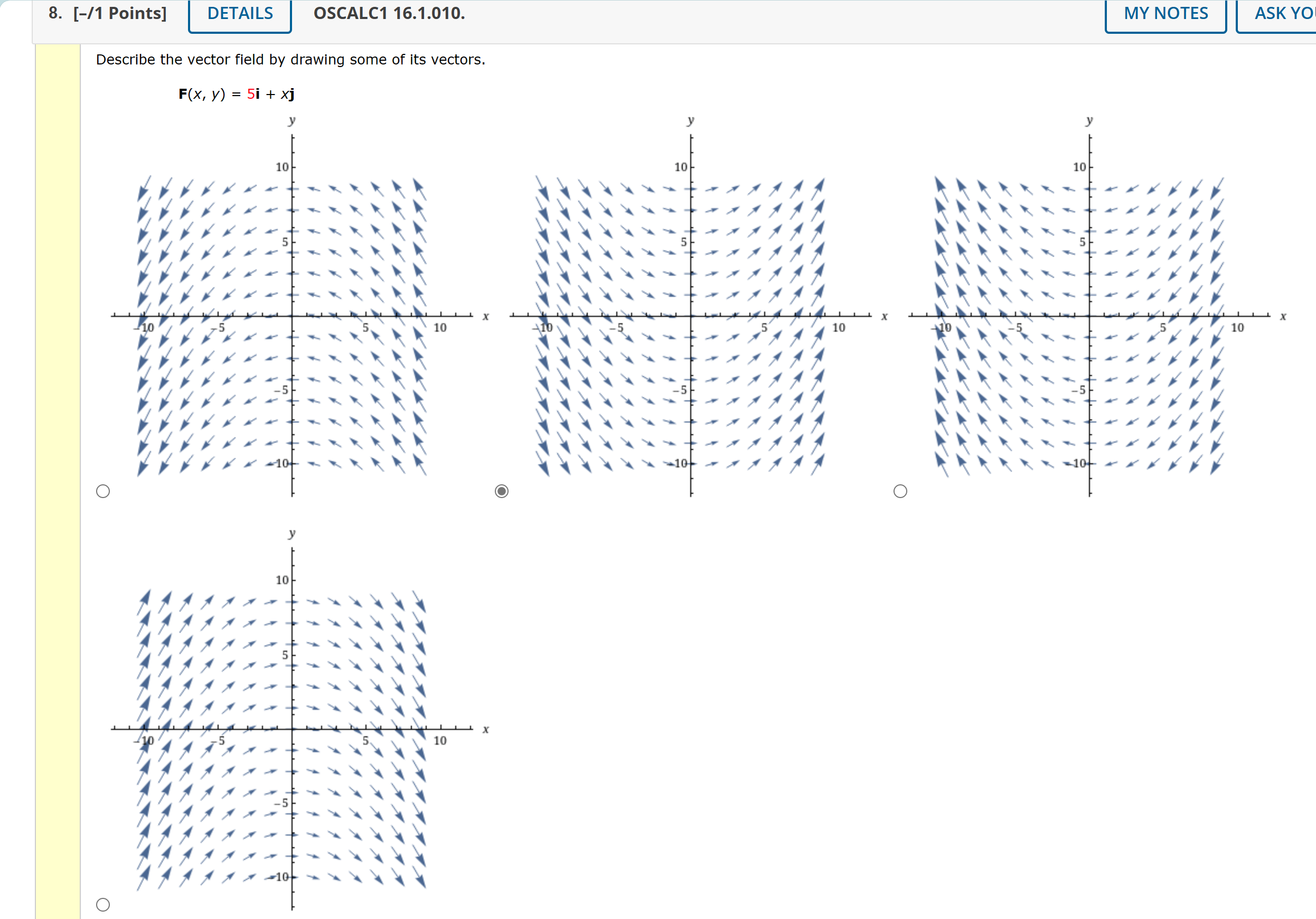 solved-describe-the-vector-field-by-drawing-some-of-its-chegg