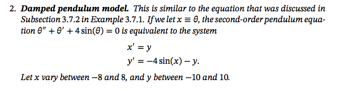 Solved Exercises 5.3. Four Nonlinear Models Are Described In | Chegg.com