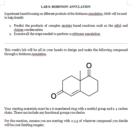 Solved In This Experiment You Will Perform The Robinson