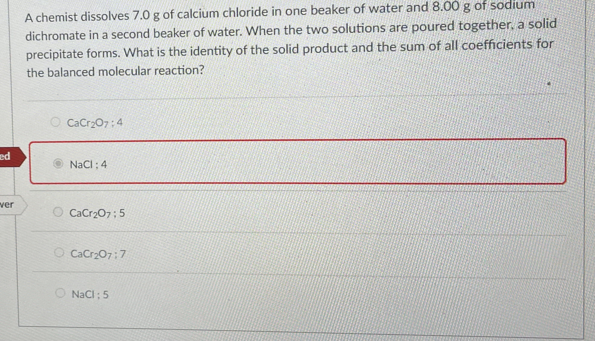 solved-a-chemist-dissolves-7-0-g-of-calcium-chloride-in-one-chegg