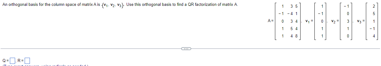 Solved Help with linear algebra | Chegg.com