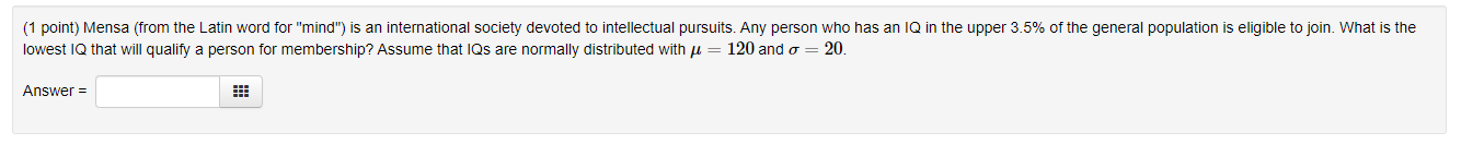 Solved 1 Point Mensa from The Latin Word For mind Is Chegg