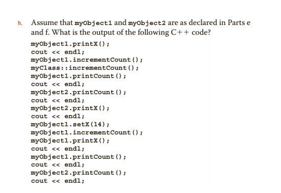 Answered: 4. Consider the following definition of the class