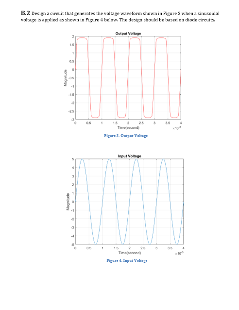 Solved B.2 Design a circuit that generates the voltage | Chegg.com