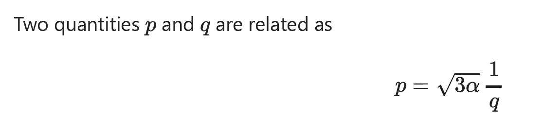 Solved Please manipulate the equation to solve for alpha | Chegg.com