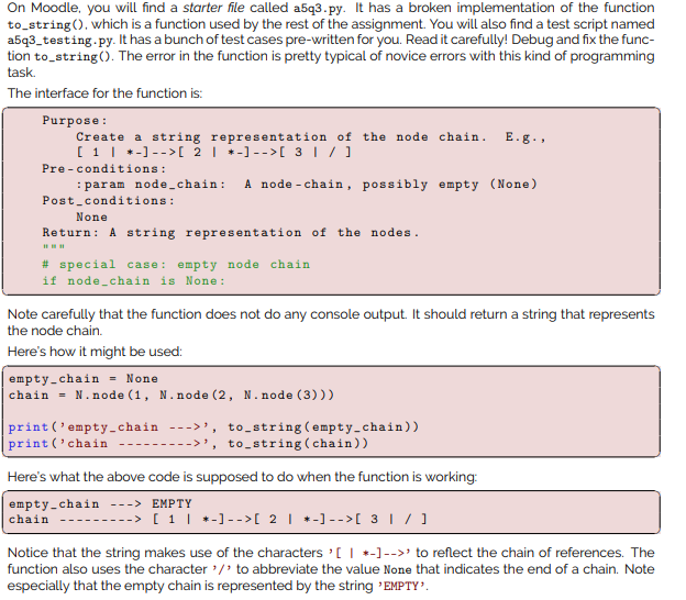 Solved On Moodle, you will find a starter file called | Chegg.com
