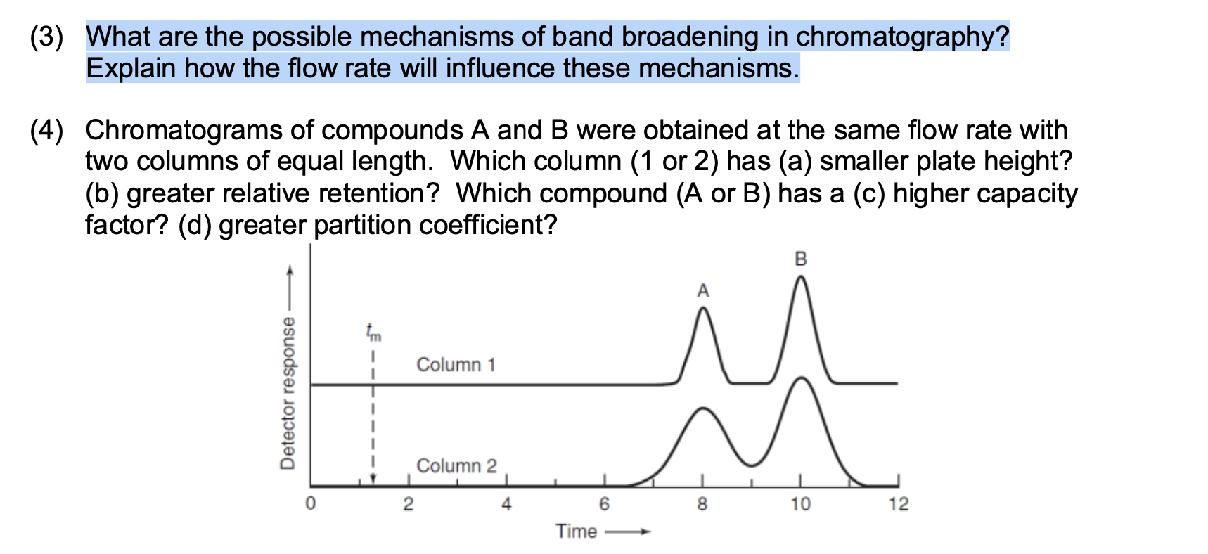 Solved (3) What are the possible mechanisms of band