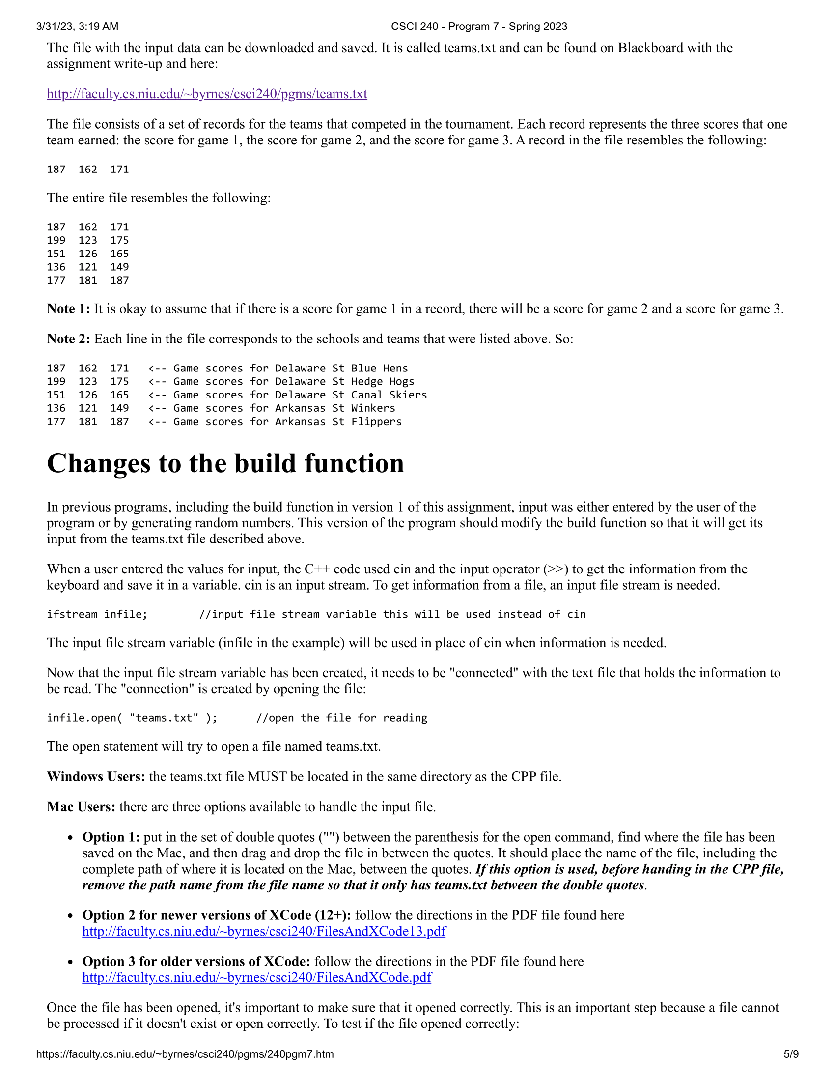 Solved Overview For this assignment, write a program that | Chegg.com