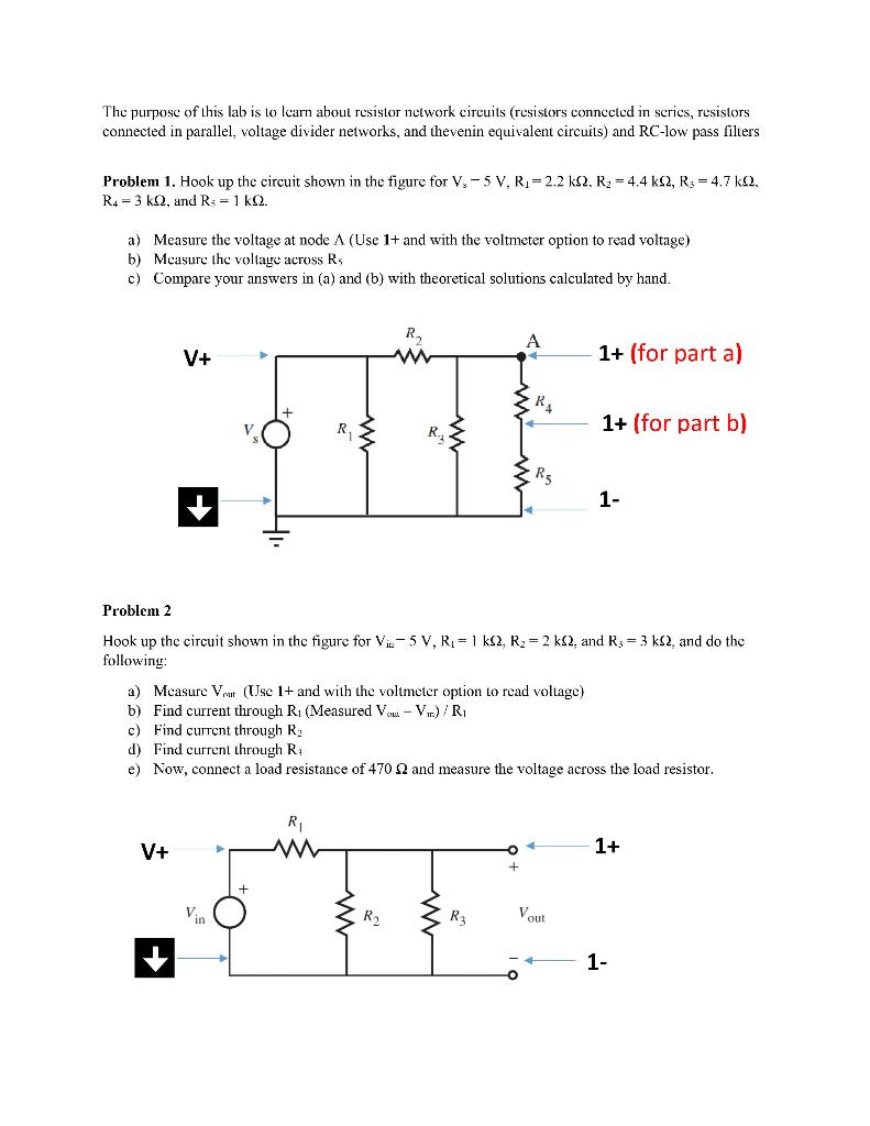 Solved The purpose of this lab is to learn about resistor