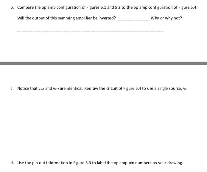 Solved 1. Write the output equation for an inverting | Chegg.com