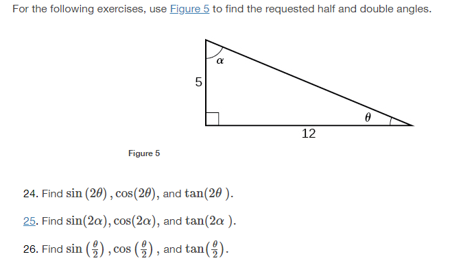 Solved For the following exercises, use Figure 5 to find the | Chegg.com