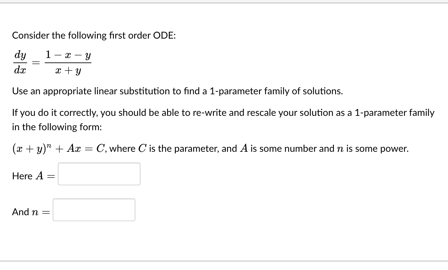 Solved Consider The Following First Order | Chegg.com