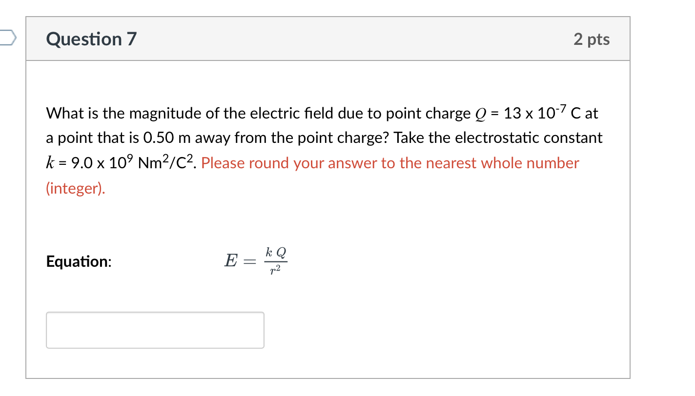 Solved What is the magnitude of the electric field due to | Chegg.com
