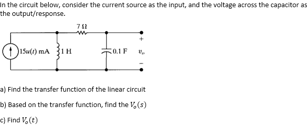 Solved In the circuit below, consider the current source as | Chegg.com
