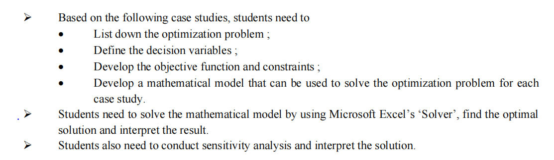 Based on the following case studies, students need to | Chegg.com