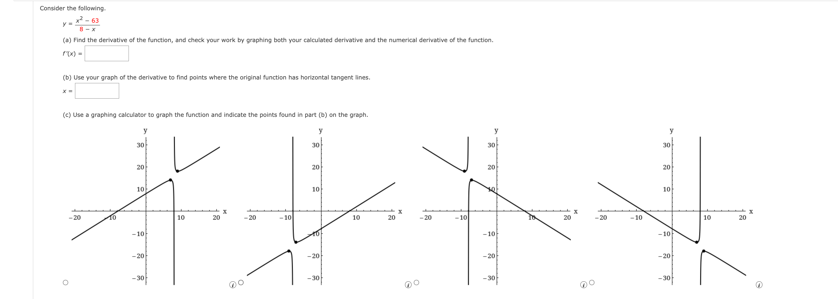 solved-consider-the-following-y-frac-x-2-63-8-x