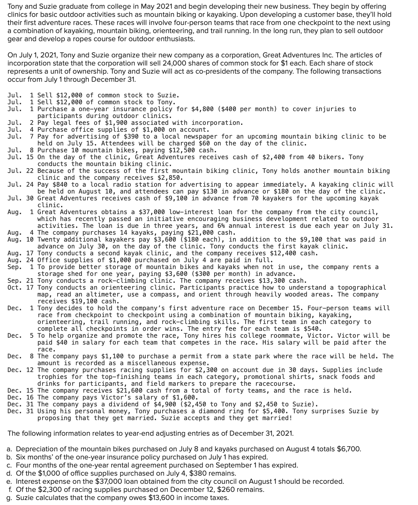 Journal entry worksheet Prepare the closing entry for | Chegg.com