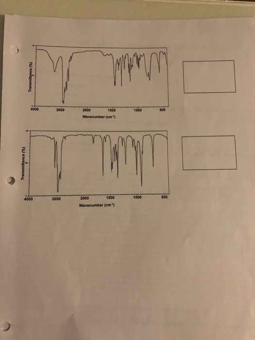 Solved 3) Analyze the following IR spectra and match each | Chegg.com