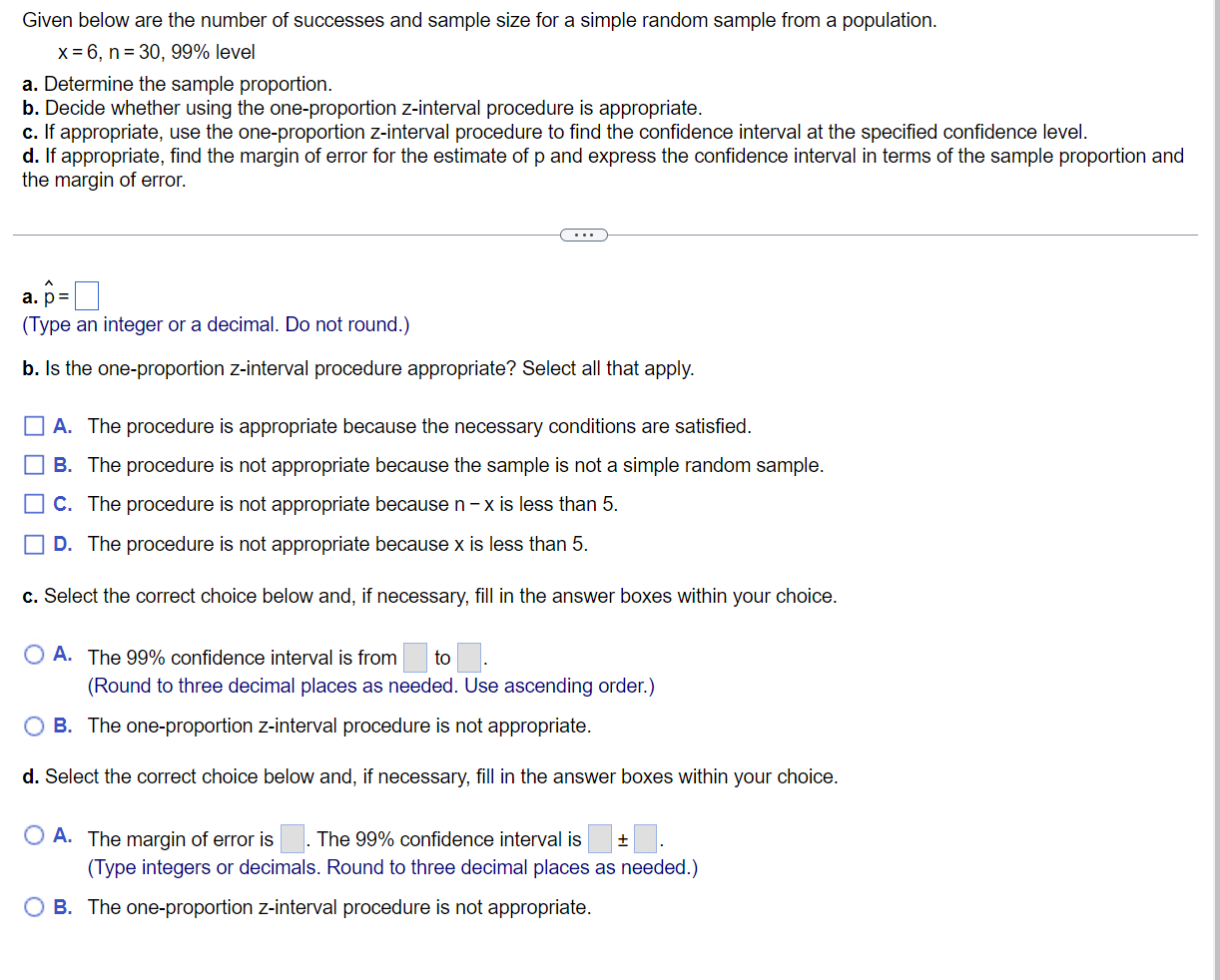 Solved Given below are the number of successes and sample | Chegg.com