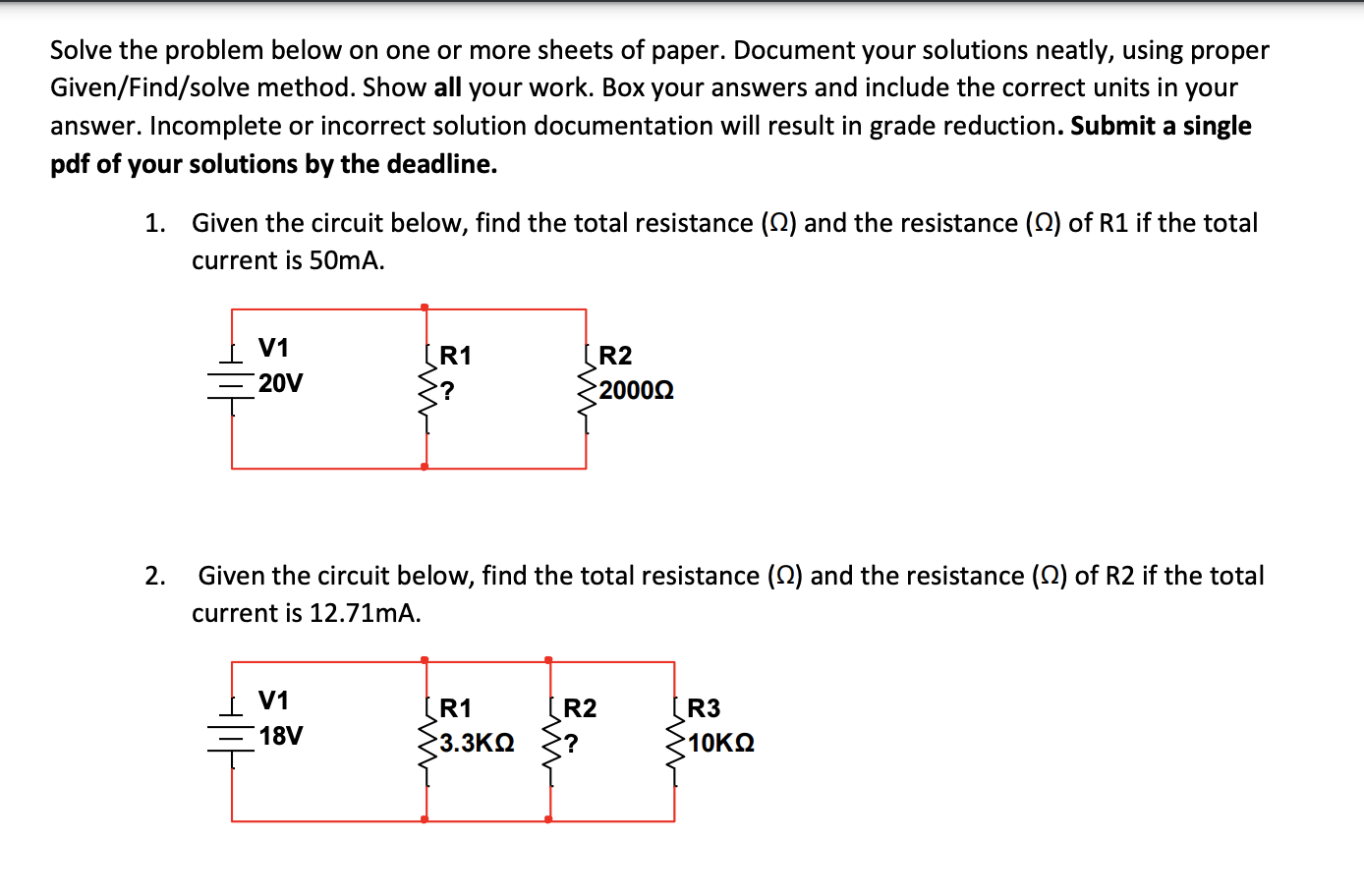 Solved Solve the problem below on one or more sheets of | Chegg.com