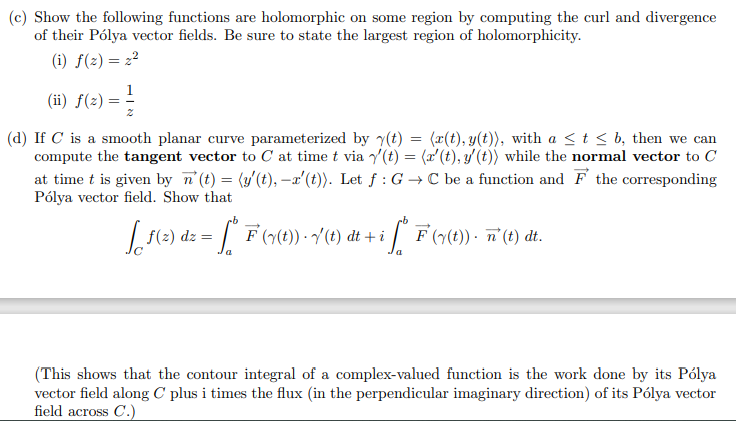 Solved 3 To A Complex Function F Gc Where F X Y U Chegg Com