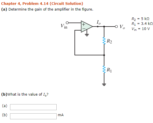 Solved Chapter 4, Problem 4.14 (Circuit Solution) (a) | Chegg.com