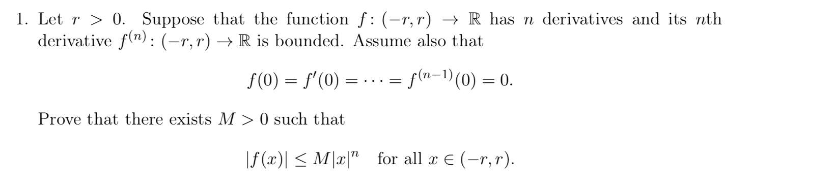 Solved This is homework for Advanced Calculus by Patrick | Chegg.com