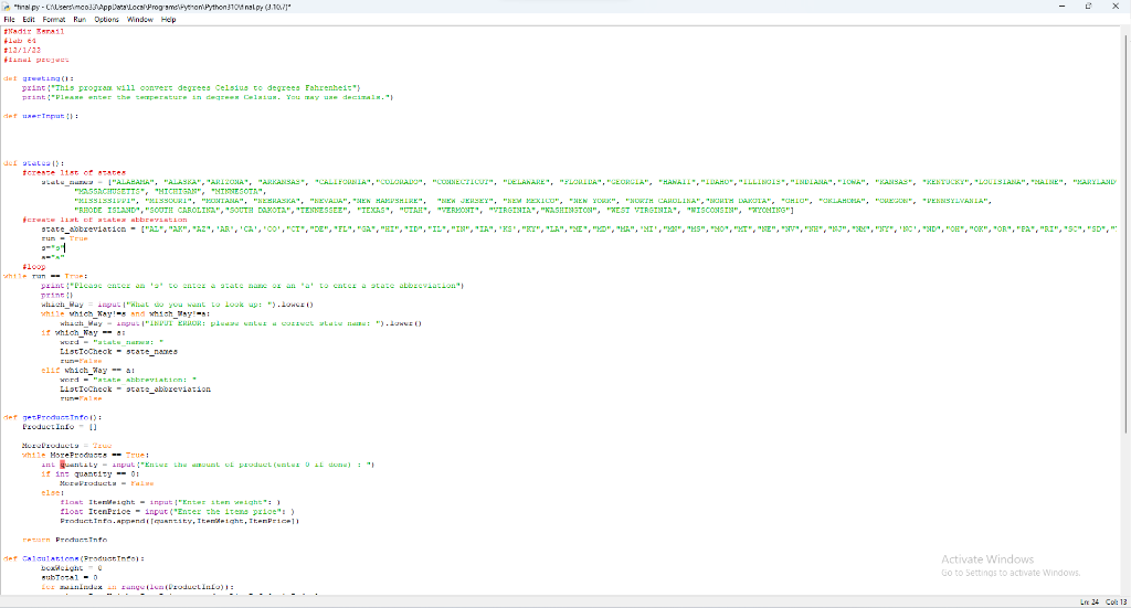 Solved This program should let the user enter any number of | Chegg.com