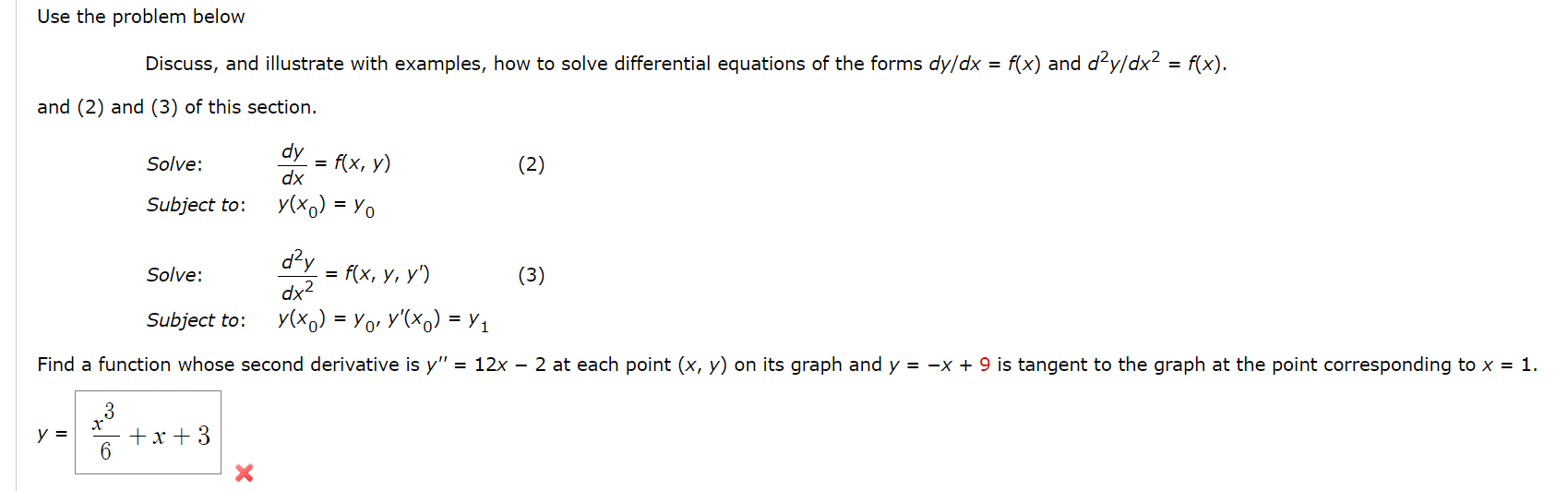 Solved Please solve and show all work! Use the problem | Chegg.com