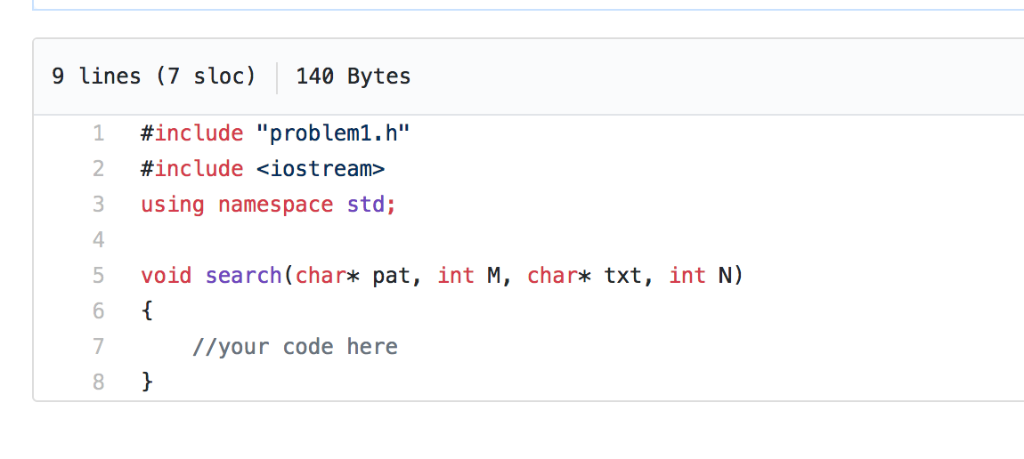 Define Skeleton Code Solved For this lab, please only write the required | Chegg.com