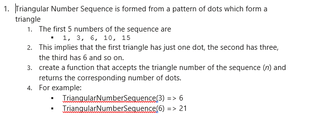 Solved 1. Triangular Number Sequence is formed from a