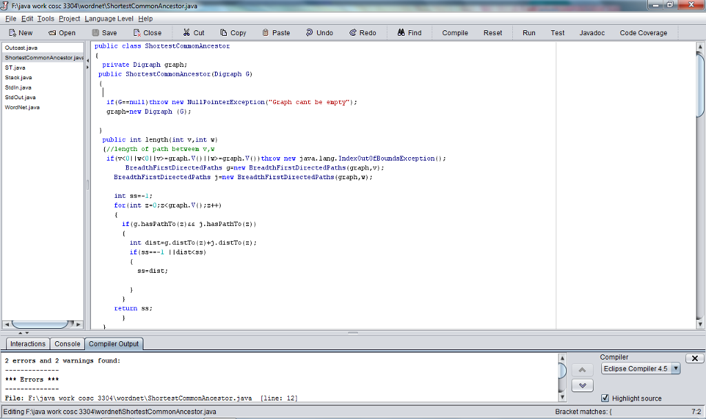 Solved having trouble with dead code error in for for loops | Chegg.com image.
