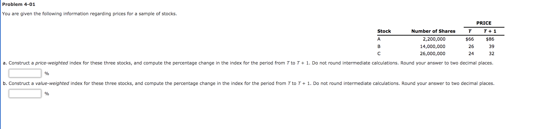 Solved Problem 4-01 You are given the following information | Chegg.com