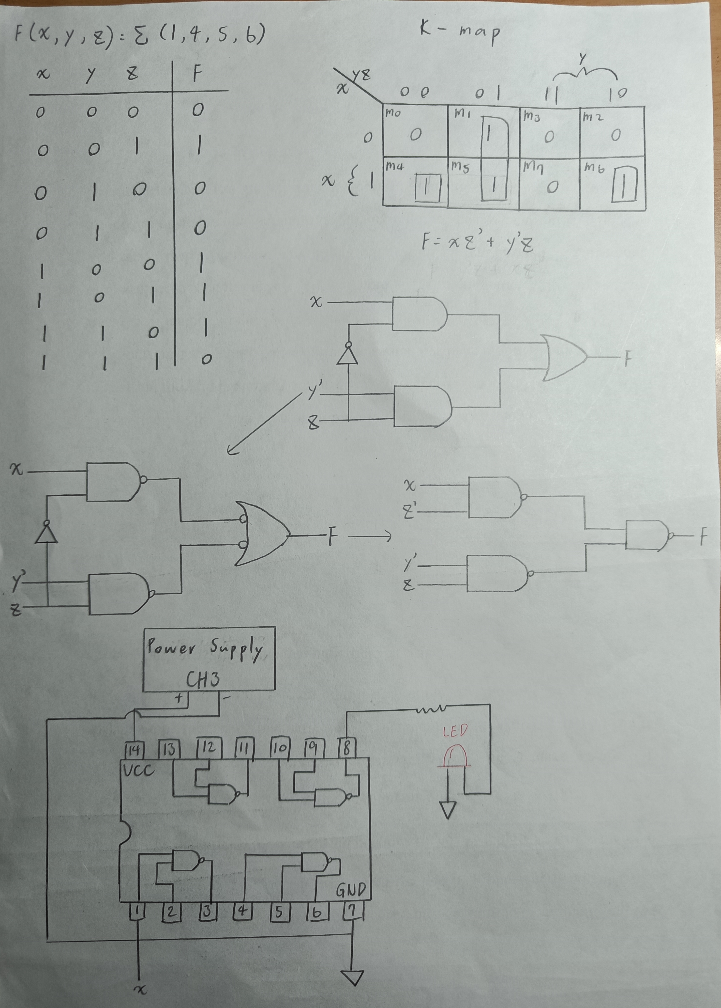 Solved I want to design a discrete digital circuit which has | Chegg.com