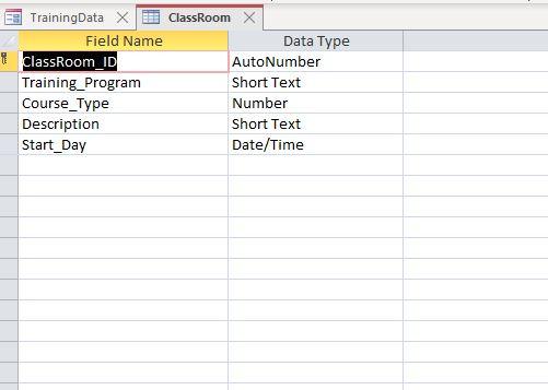 Solved Microsoft Access 2016 It's not showing values in the | Chegg.com
