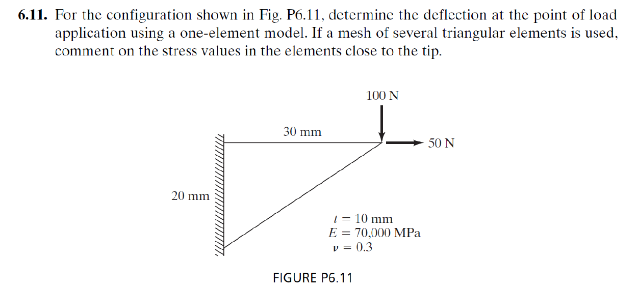 6.11. For the configuration shown in Fig. P6.11, | Chegg.com