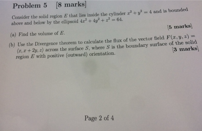 Solved Problem 5 8 marks) 4 and is bounded Consider the | Chegg.com
