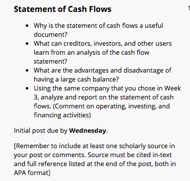 solved statement of cash flows why is the chegg com financial format in excel fixed assets examples balance sheet