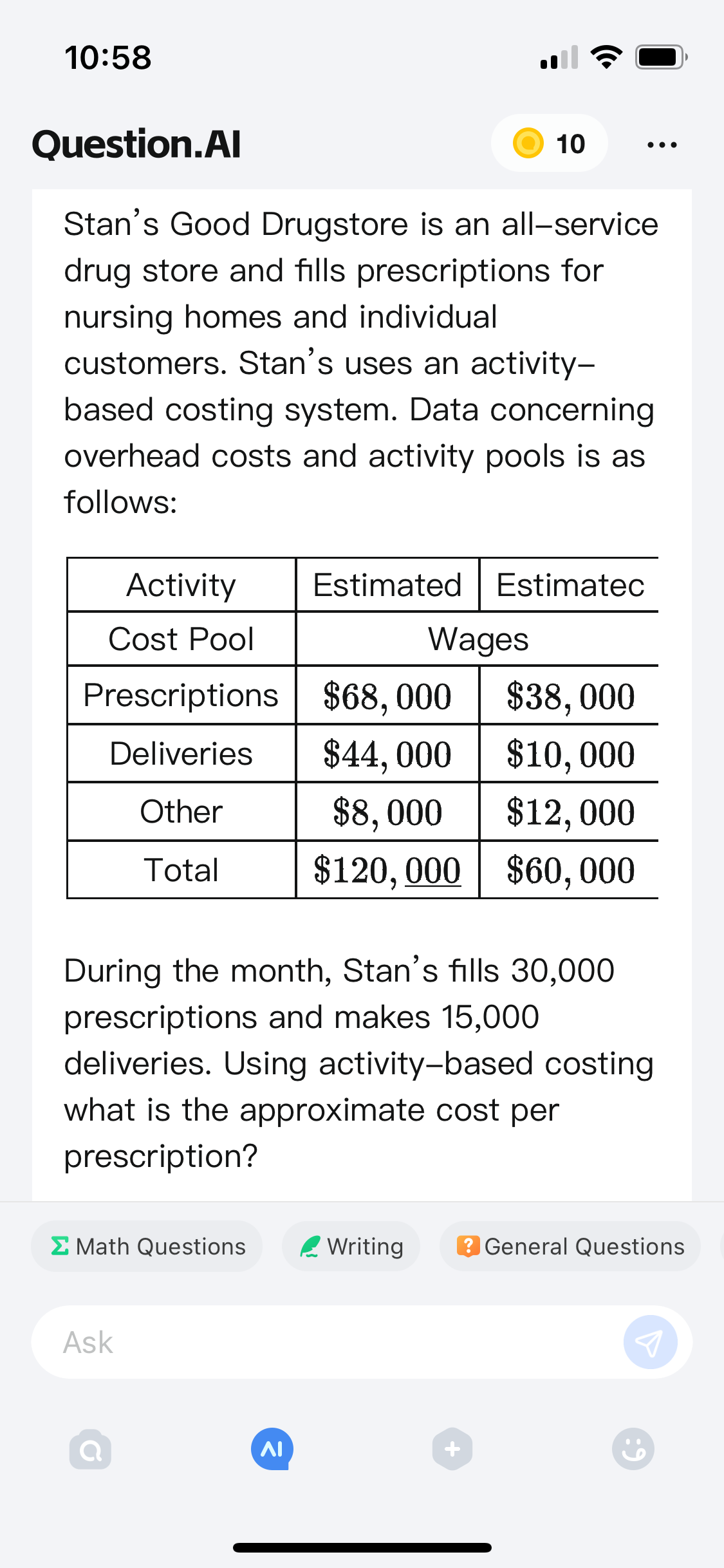 Solved Stan's Good Drugstore is an allservice drug store