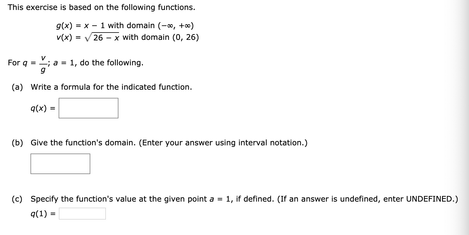 Solved This Exercise Is Based On The Following Functions Chegg Com