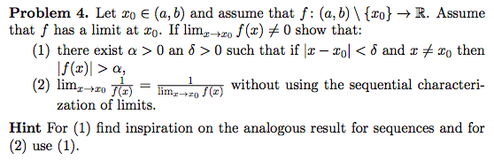 Solved Problem 4. Let To € (a,b) And Assume That F: (a,b) \ | Chegg.com