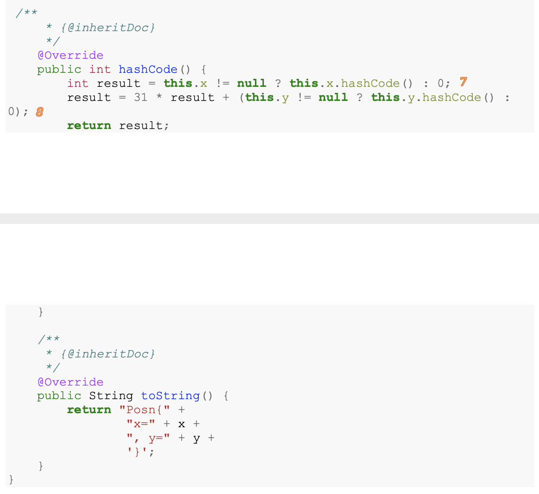 Solved Let's look at an example using class Posn: Posn.java | Chegg.com