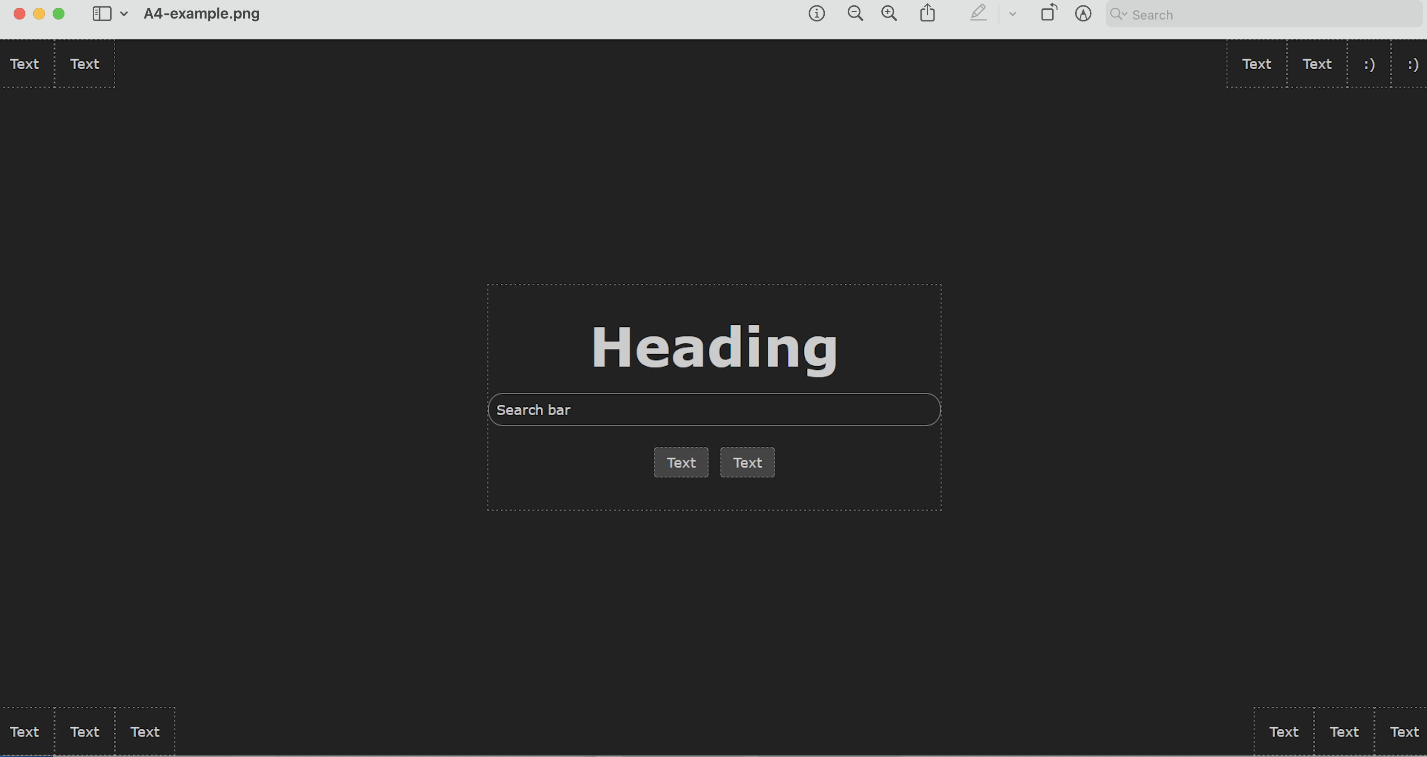 Solved Task is to replicate the following layout on three | Chegg.com