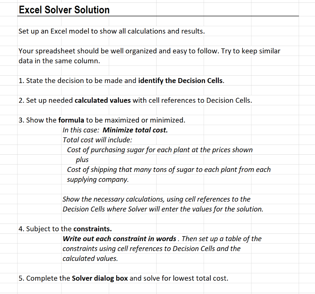 Solved P421 Material Supply Problem (Adapted from a sample | Chegg.com