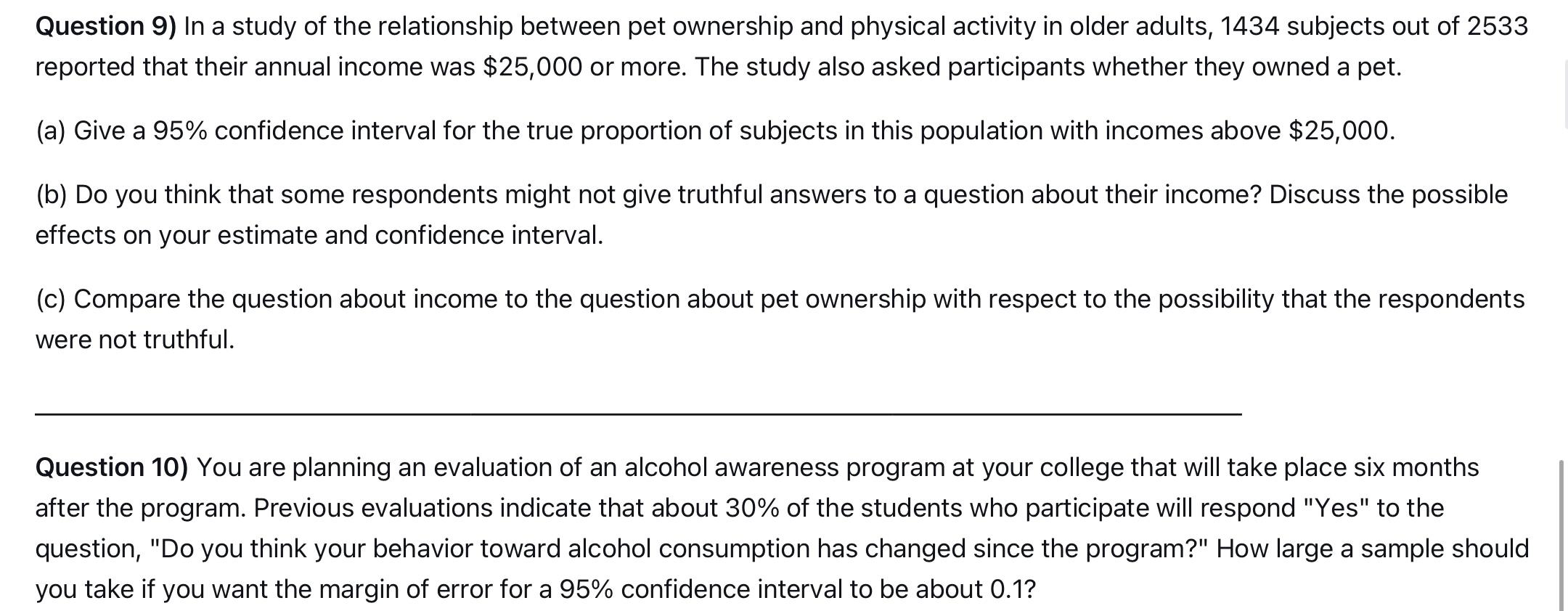 Solved Question 9) In a study of the relationship between | Chegg.com